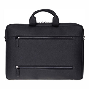 Bloominbag Bloom Urban Shell Pro 16" Noir Black Hakiki Deri Laptop / Macbook Çantası