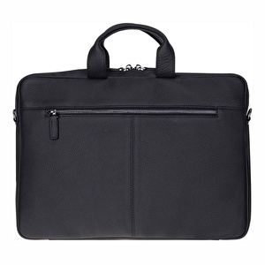 Bloominbag Bloom Urban Shell Pro 16" Noir Black Hakiki Deri Laptop / Macbook Çantası
