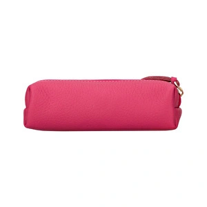Bloominbag Bloombox Chester Brown Hakiki Deri Kalem & Makyaj Çantası görseli 5