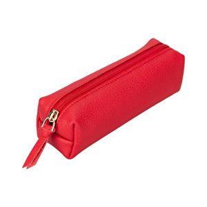 Bloominbag Bloombox Chester Brown Hakiki Deri Kalem & Makyaj Çantası