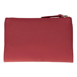 Bloominbag Élia Crimson Red Medium Deri Kadın Cüzdan & Clutch