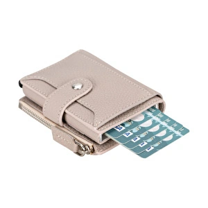 Bloominbag Siena Desert Sand Mekanizmalı Deri Cüzdan & Kartlık (rfid Korumalı) görseli 5