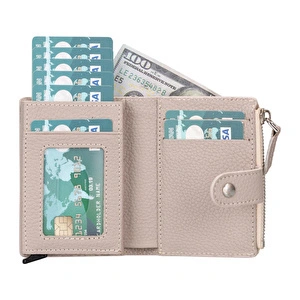 Bloominbag Siena Desert Sand Mekanizmalı Deri Cüzdan & Kartlık (rfid Korumalı) görseli 4