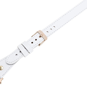 Bloominbag Alpine Double Tour Ivory White Hakiki Deri Apple Watch Kordonu - 44/45/46/49mm görseli 5