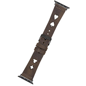 Bloominbag Valais Espresso Brown Leather Apple Watch Kordon-44/45/46/49mm görseli 5