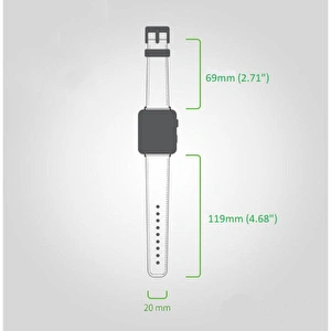 Bloominbag Valais Espresso Brown Leather Apple Watch Kordon-44/45/46/49mm görseli 2