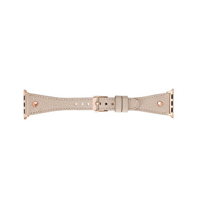 Bloominbag Bloomband Signature Dune Brown Leather Apple Watch Band - 44/45/46/49mm görseli 3
