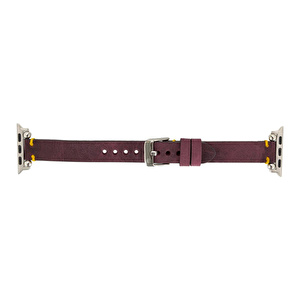Bloominbag Bloomband Signature Mulberry Bloom Leather Apple Watch Band - 44/45/46/49mm görseli 4