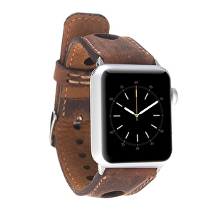 Bloominbag Alpine Heritage Saddle Hakiki Deri Apple Watch Kordonu - 44/45/46/49mm