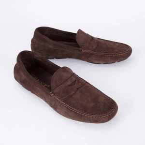Bloominbag Cortina Loafer Brown Premium Hakiki Suede Erkek Loafer Ayakkabı- 42 Numara görseli 1