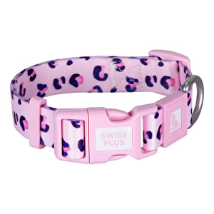 Bloominbag Swissplus Urban Paws Pink Leo Recycled Köpek Tasması - 10 Mm