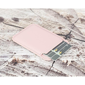 Bloominbag Snapé Dusty Rose Mıknatıslı Deri Telefon Kartlık görseli 5