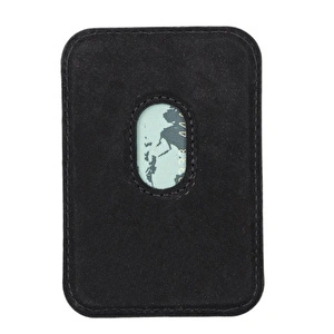 Bloominbag Snapé Noir Black Mıknatıslı Deri Telefon Kartlık görseli 5