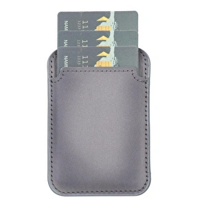 Bloominbag Snapé Stone Gray Mıknatıslı Deri Telefon Kartlık görseli 5