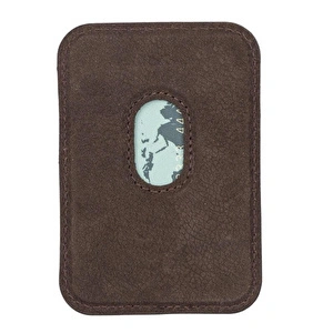 Bloominbag Snapé Saddle Heritage Mıknatıslı Deri Telefon Kartlık görseli 4
