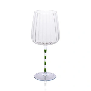 The Mia Şarap Kadehi Mor Yeşil 600 Ml