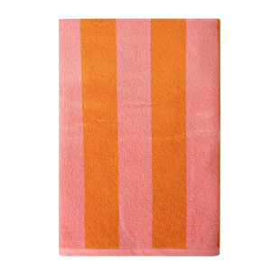 Mudo Home Nova Plaj Havlusu Pembe Turuncu 80x160 Cm görseli 5