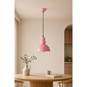 Apliqa Nick Pembe Renkli Modern Çocuk Odası, Salon Sarkıt Avize