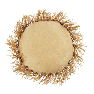 Mudo Home Valetta Yuvarlak Kirlent Naturel 50 Cm görseli 3
