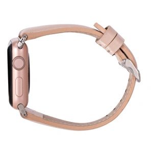 Bloominbag Bloomband Signature Nude Bisque Leather Apple Watch Band - 44/45/46/49mm görseli 3