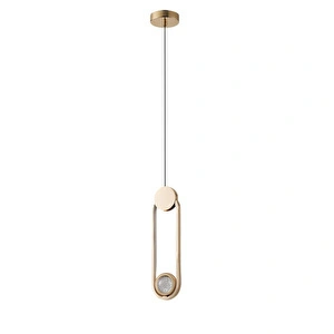 Apliqa Beckett Tekli 12 Watt Gold Sarkıt 3 Renkli Led Avize görseli 4
