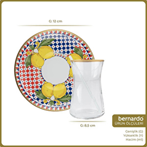 Bernardo Vita 12 Parça Çay Seti