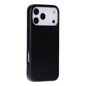 Bloominbag Bloomcase Mono Obsidian Black Apple Iphone 17 Pro Max (6.9") Hakiki Deri Magsafe Kılıf
