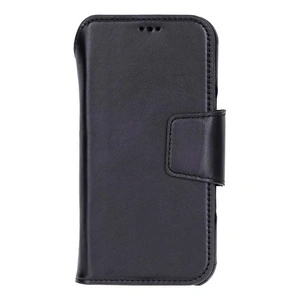 Bloominbag Porta Noir Black Deri Iphone 17 Pro Max(6.9") Hakiki Deri Çıkarılabilir Cüzdanlı Telefon Kılıfı görseli 3