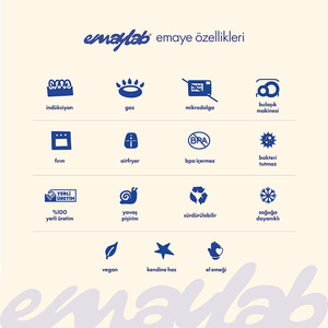 Emaylab Rebel Bow Kurdele Desenli Emaye Vintage Kettle görseli 5