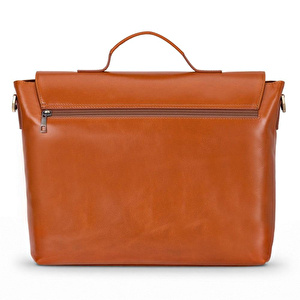 Bloominbag Rivoli Cognac Tan Hakiki Deri 15–16 Inç Laptop Ve Evrak Çantası