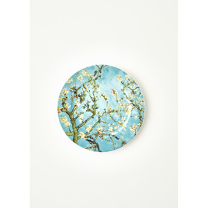 Bella Maison Van Gogh Almond Blossom Porselen Pasta Tabağı Turkuaz (19 Cm) Mavi görseli 1