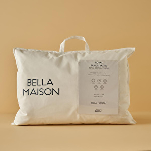 Bella Maison Royal Pamuk Yastık (50x70 Cm) Beyaz