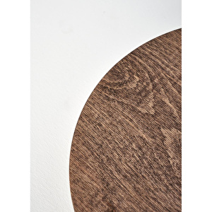 Bella Maison Aris Ayaklı Sunum Tabağı Naturel (29 Cm) Naturel görseli 3