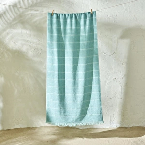 Bella Maison Holly Pamuklu Plaj Havlusu Mint (75x150 Cm) Mint görseli 1
