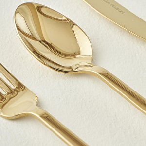 Bella Maison Milano 42 Parça Çatal Kaşık Bıçak Seti Gold