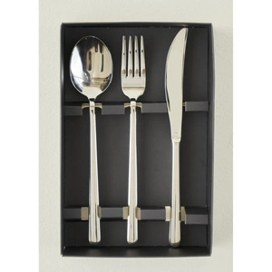 Bella Maison Milano 18 Parça Yemek Çatal Kaşık Bıçak Seti Silver Silver