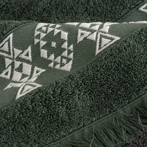 Green Black Hereke Heritage Serisi 4'lü Havlu Seti Yeşil / Antrasit görseli 4