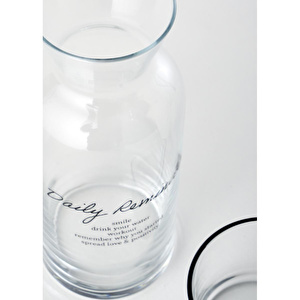 Bella Maison Daily Reminder Karaf Siyah (700 Ml) Siyah