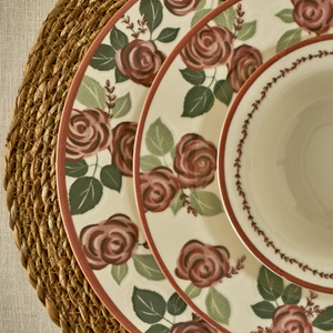 Bella Maison Rose Porselen 24 Parça 6 Kişilik Yemek Takımı Çok Renkli görseli 6