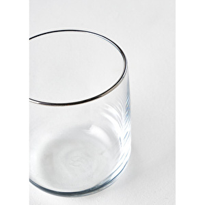 Bella Maison Premium Bardak 6'lı Silver (270 Cc) görseli 3