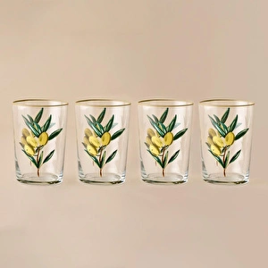 Bella Maison Olive Meşrubat Bardağı 4'lü Yeşil (510 Cc)