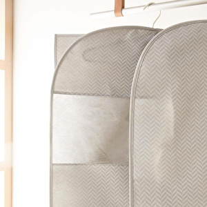 Ocean Home Textile Gri Balıksırtı Elbise Kılıfı 60 X 135 Cm görseli 2