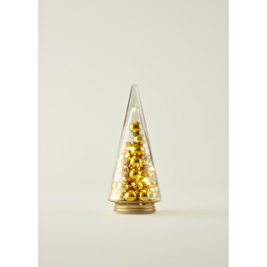 Bella Maison Tree Dekoratif Ledli Aydınlatma Gold (12x12x29 Cm) Gold görseli 2