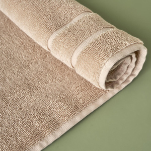 Bella Maison %100 Pamuk Premium Dorita Ayak Havlusu Bej (50x70 Cm) Bej görseli 4