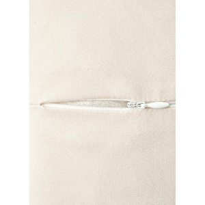 Bella Maison Daisy Volanlı Kenar Nakışlı Dekoratif Yastık Kılıfı Bej (35x50 Cm) Bej görseli 4