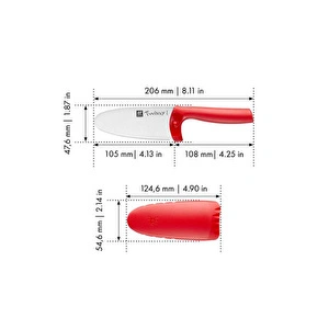 Zwilling, Twinny, Şef Bıçağı, 100mm görseli 5