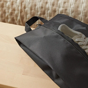 Ocean Home Textile Siyah Renk Fileli Oxford Kumaş Ayakkabı Düzenleyici Taşıma Çantası 22 X 40 X 9 Cm görseli 4