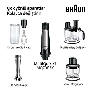 Braun Multiquick 7 El Blender Mq7085x görseli 5