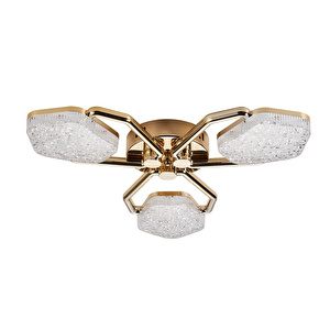 Apliqa Matiz 3'lü Gold 48 Watt Plafonyer 3 Renkli Led Avize görseli 4