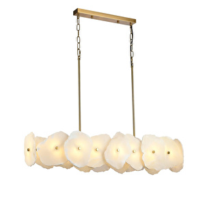 Apliqa Harlow Sıralı 48 Watt Gold Ledli Avize görseli 2